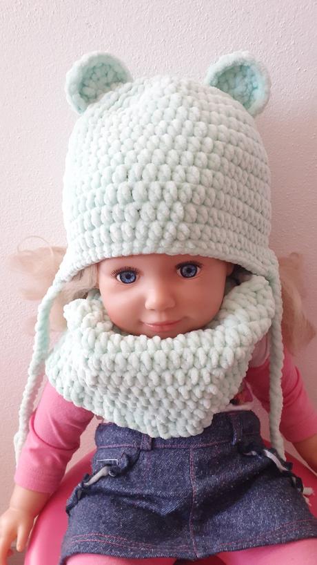 Čiapka na zimu+nákrčník, 56 - 104