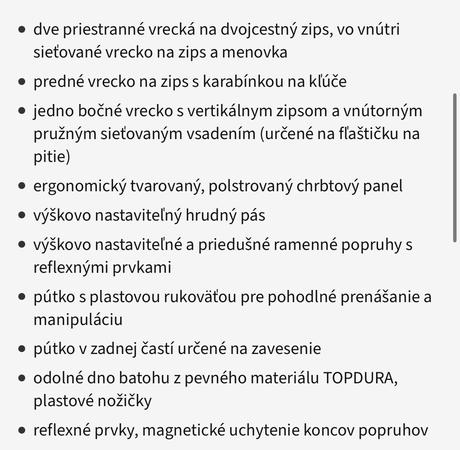 Školská taška topgal, 