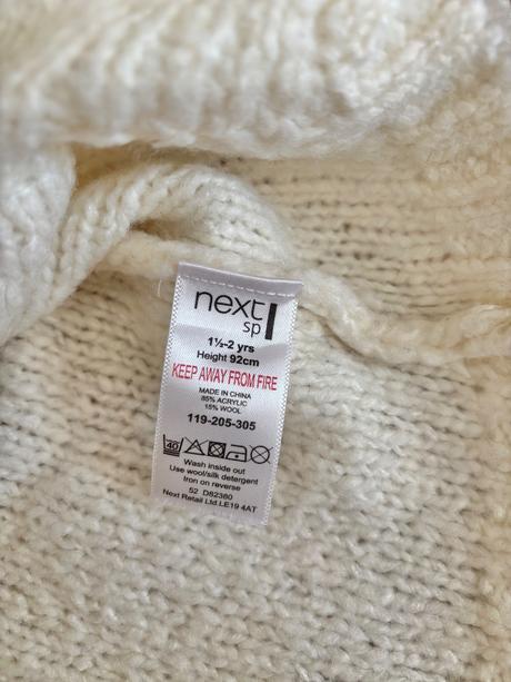 Krásny teplý sveter next ako nový, next,92