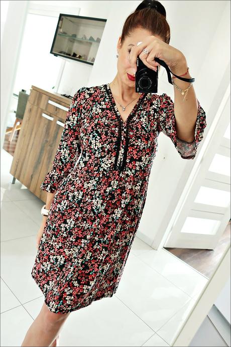 Kvetinové letné šaty, f&f,34