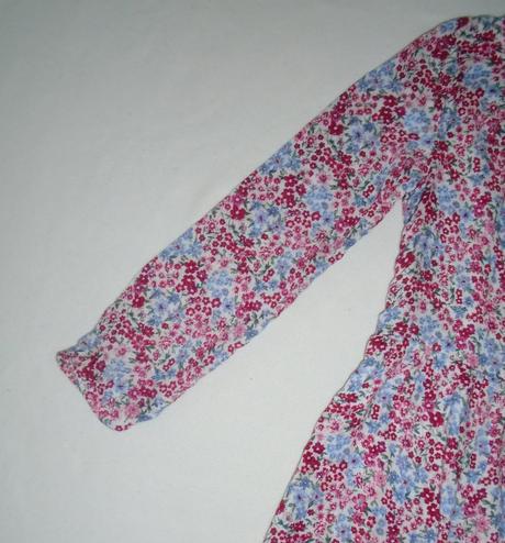 Kvietkované šaty na 8 až 9 rokov, h&m,134