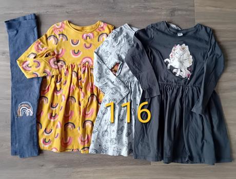 3x šaty, c&a,116