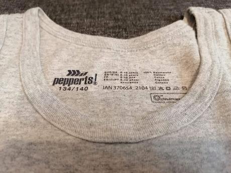 2x tielko, veľ. 134/140, pepperts,134
