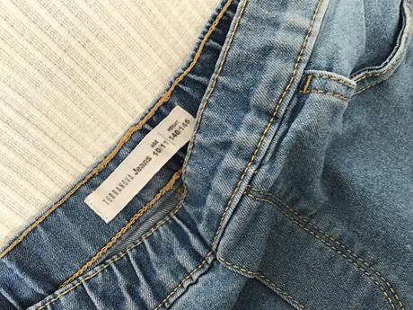 Džínsové nohavice 140/146, terranova,146