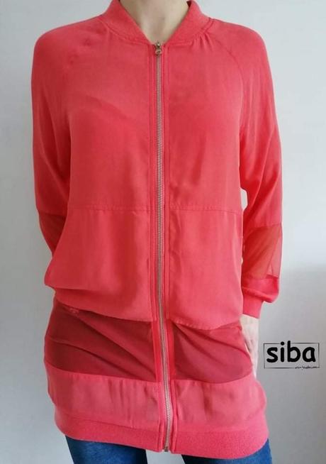 Lososová bundička reserved, reserved,s