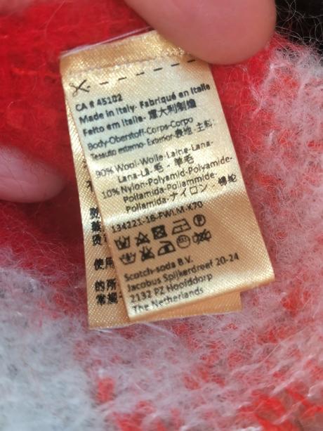 Scotch & soda - merino šál, xxl