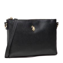 Crossbody kožená kabelka, ralph lauren