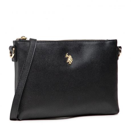 Crossbody kožená kabelka, ralph lauren