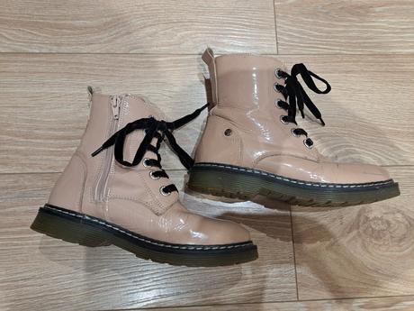 Dievčenské kožené poltopanky/čižmičky, lasocki,34