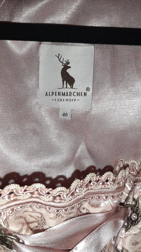 Dirndl ružový alpenmärchen exklusiv, 38