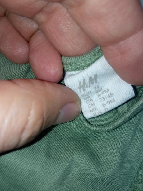 Dievčenské šaty h&m (74), h&m,74