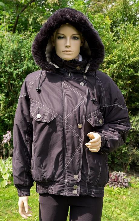 Zimná bunda s kapucňou 42, 42