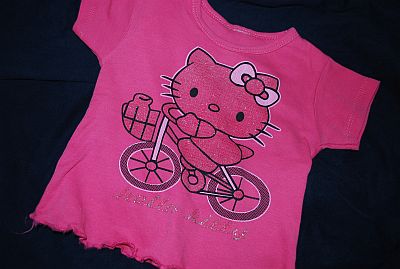 Kompletík nohavice+tričko zn.hello kitty, 80