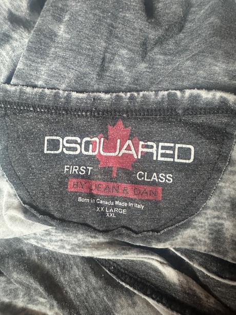 Dsquared tričko s potlačou, xl