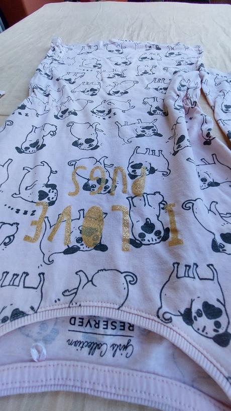 Šaty svetloružové s mopsom, reserved - 128, reserved,128