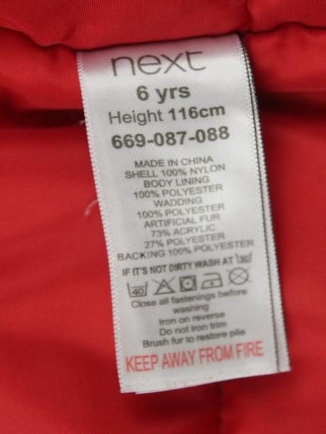Chlapčenská zimná bunda next veľ. 6 r., next,116