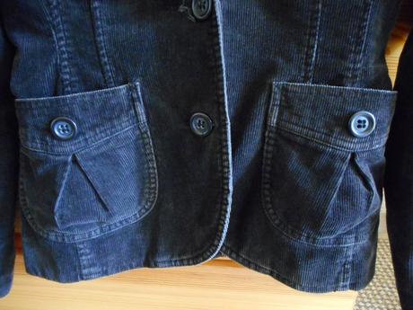 Dámske športové menčestrové sako, h&m,36