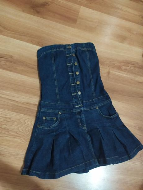 Riflové šaty, denim,36