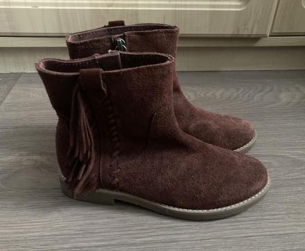 Členkové čižmičky so strapcami, zara,33