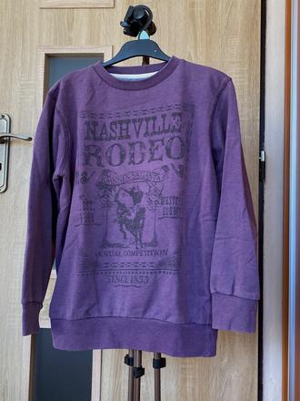 Fialová mikina, f&f,158