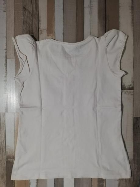 Dievčenské biele tričko, 152