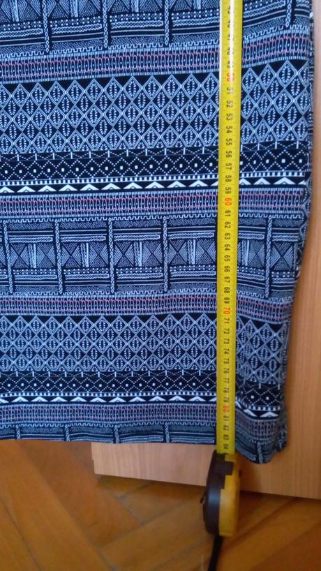 Čiernobiele šaty, reserved,xs