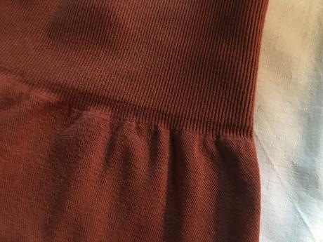 Teplé legíny, tehlová farba, nenosené, xs