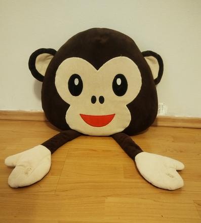 Vankúš emoji opička, 