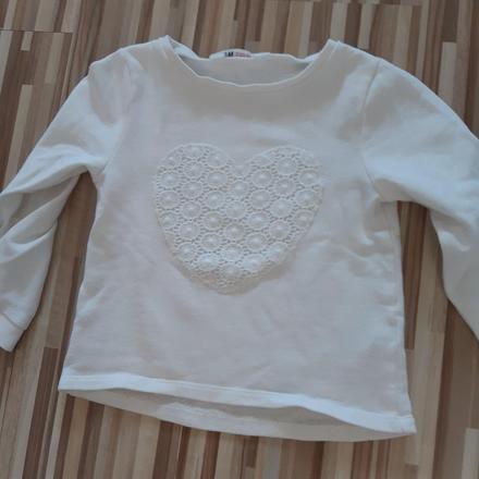 Mikinka so srdiečkom, h&m,110