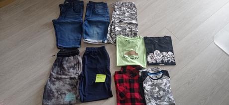 Kraťasy, košeľa a tričká, 140–152