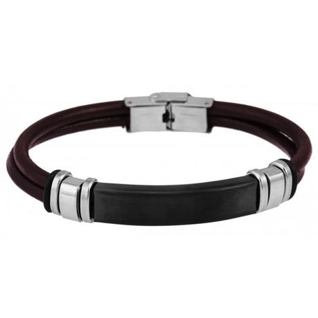 Nádherné náramky z pravej kože a nehrdzavejúcej oc,