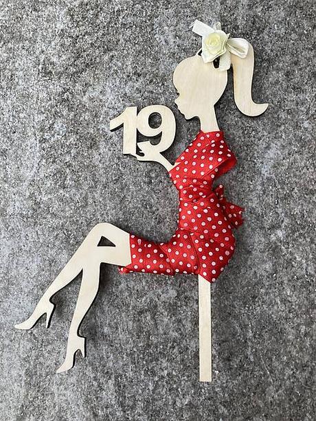 Zápich do torty - slečna/ žena, 