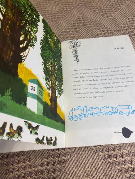 Krásna stará retro mini knižka keď pôjdeš horou,