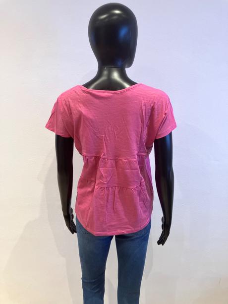 Dámske tričko ležérne ružové (xs), xs