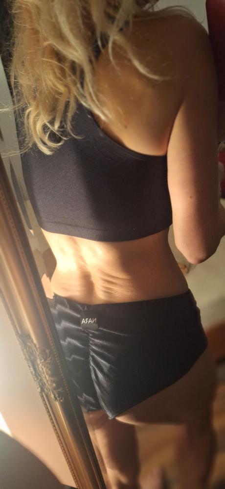 Komplet nara top a push up šortky na pole dance, l