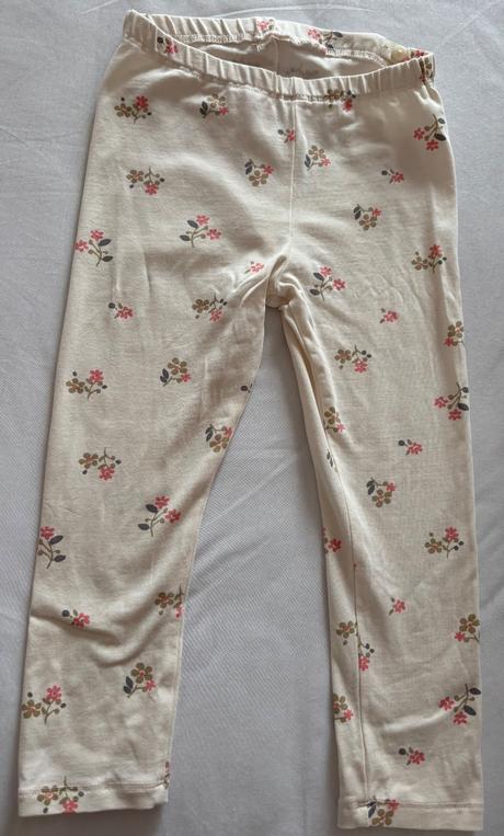 Kvietkovane leginky top stav, h&m,92