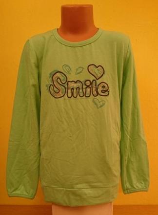 Dievčenské elastické tričko, smile, 140