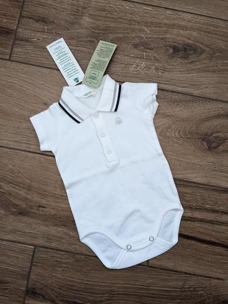 Body košieľka benetton veľkosť 3-6 mesiacov, benetton,62