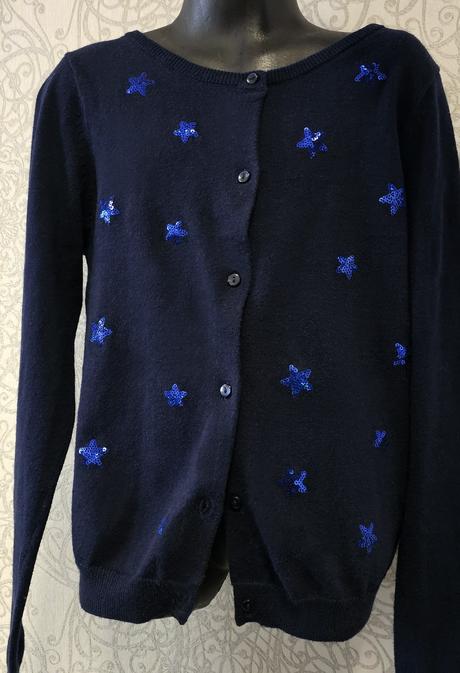 Svetrík s hviezdičkami, h&m,140