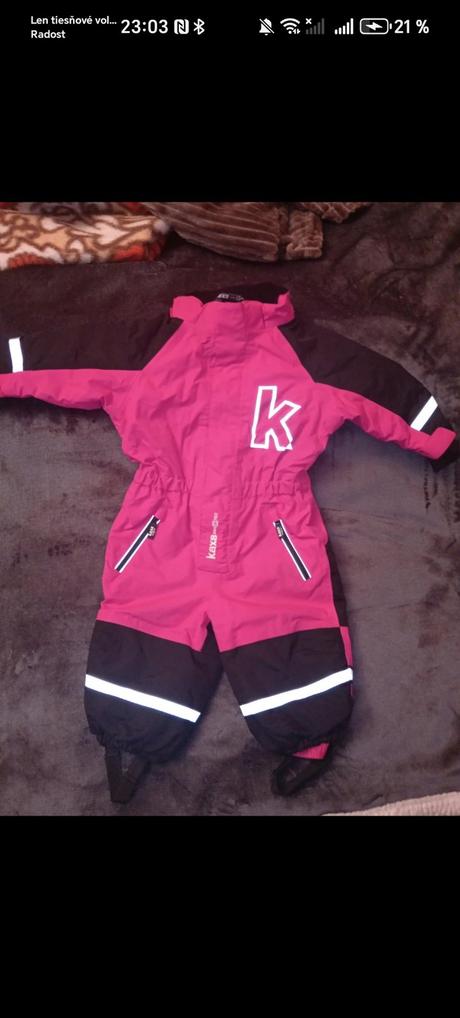 Dievčenský nepremokavý overal 80, 80