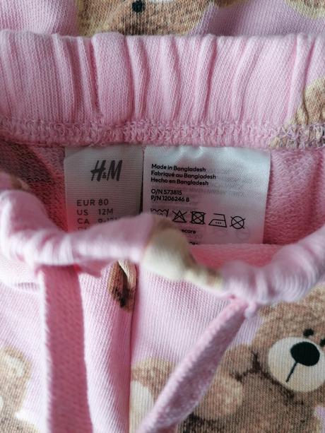 Teplakova súprava macko, h&m,80