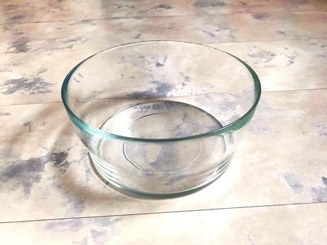 Masívna sklenená nerozbitná misa,