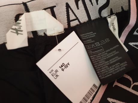 Športové ľahké nohavice s lampasami, h&m,140