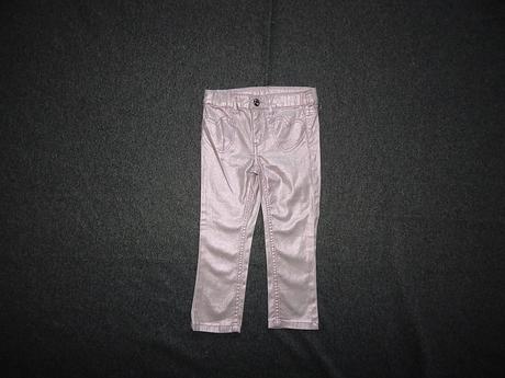 Lesklé elastické nohavice, h&m,98