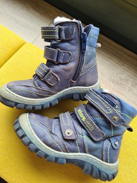 Oteplene kožené topánocky, lasocki,24