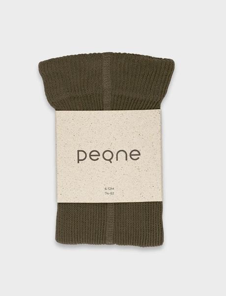 Peqne - pančuchy lesná zelená, 122 / 128