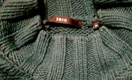 Svetrove saty dlhy pleteny rolak zero, zara,xs