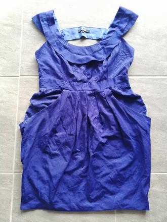 Šaty asos, kráľovská modrá, v42, 42