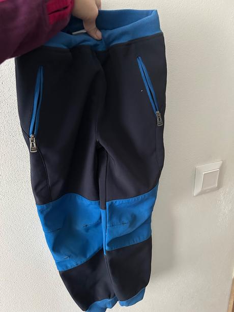 Softshelové nohavice, wolf,110