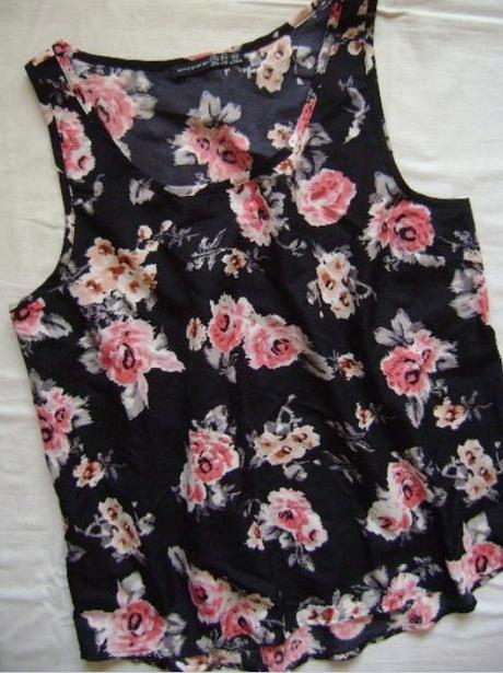 Atmosphere top/blúzka s ružami vel.42/m, atmosphere,m